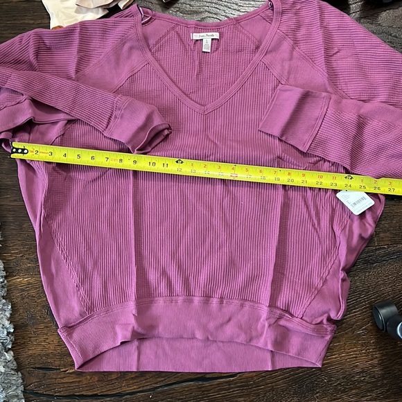 Free People Santa Clara Thermal in Mulberry - Picture 5 of 7